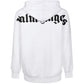Palm Angels Classic Logo White Oversized Hoodie Pmbb036C99Fle0010110
