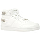 Philipp Plein Sport Hi Top Bold Brand White Sneakers