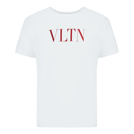 Valentino Vltn Logo White T Shirt Sv3Mg10V3Le A33