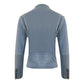 Parajumpers Tack Suede Purple Distressed Leather Jacket