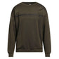 Moschino Panel Brand Logo Green Sweatshirt
